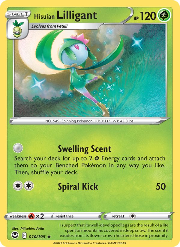Hisuian Lilligant · Silver Tempest 010/195