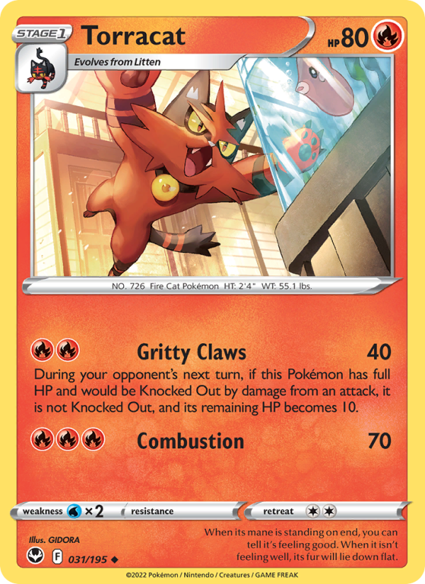 Torracat · Silver Tempest 031/195