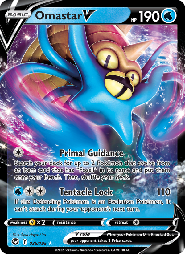 Omastar V · Silver Tempest 035/195