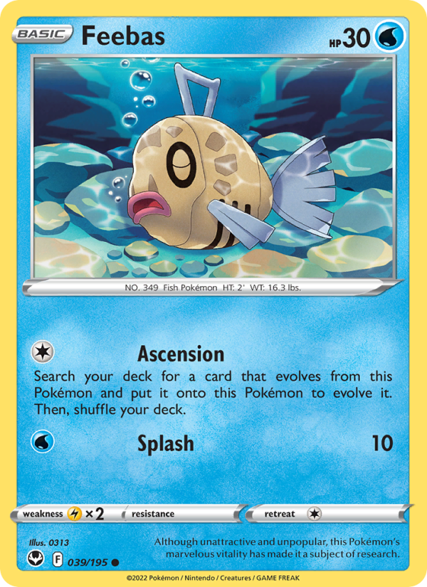Feebas · Silver Tempest 039/195