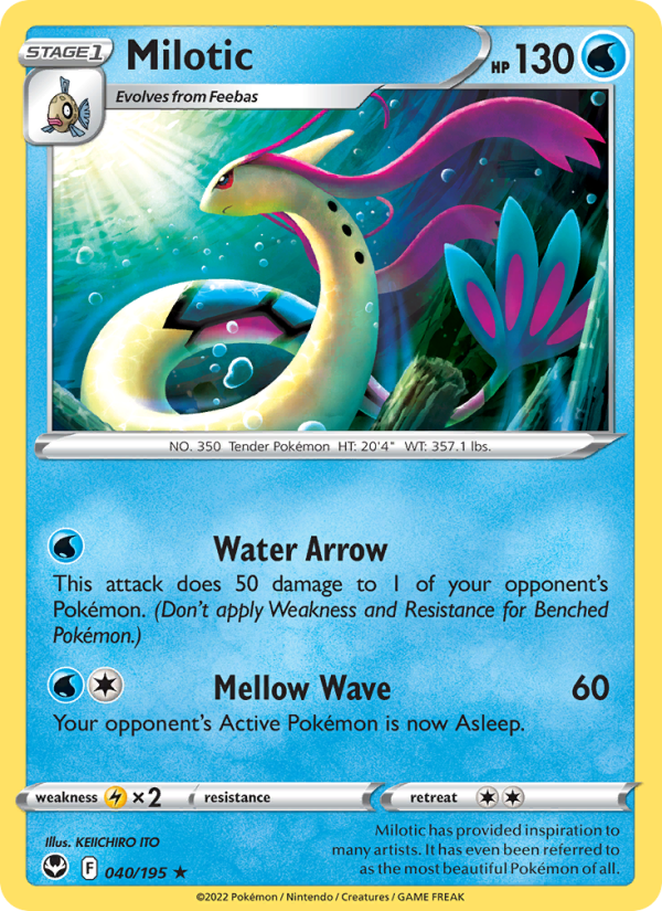 Milotic · Silver Tempest 040/195