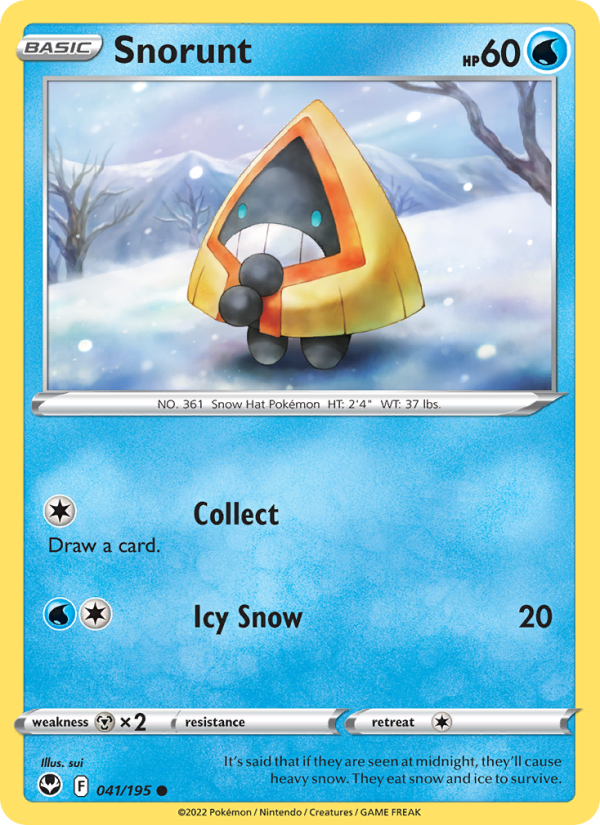 Snorunt · Silver Tempest 041/195