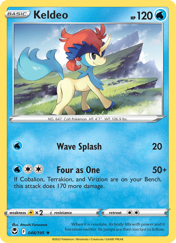 Keldeo · Silver Tempest 046/195