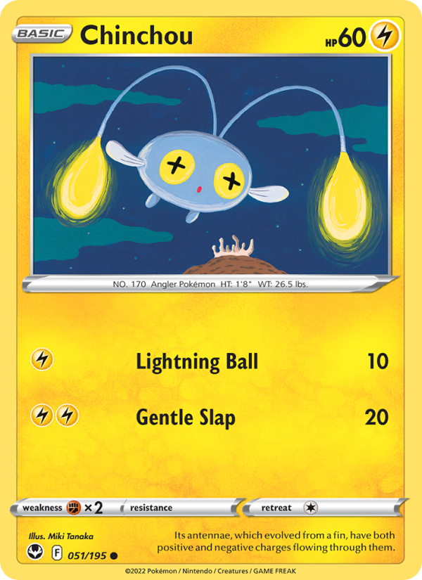 Chinchou · Silver Tempest 051/195