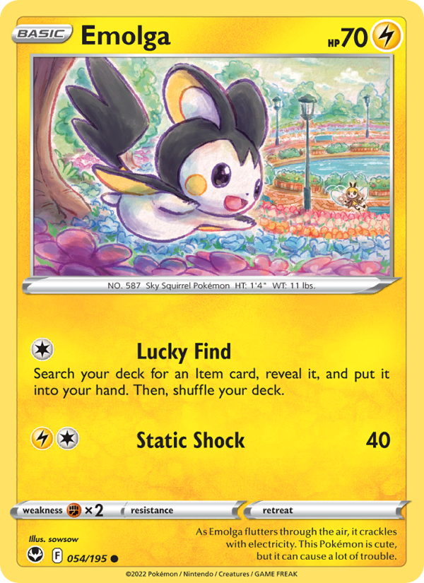 Emolga · Silver Tempest 054/195