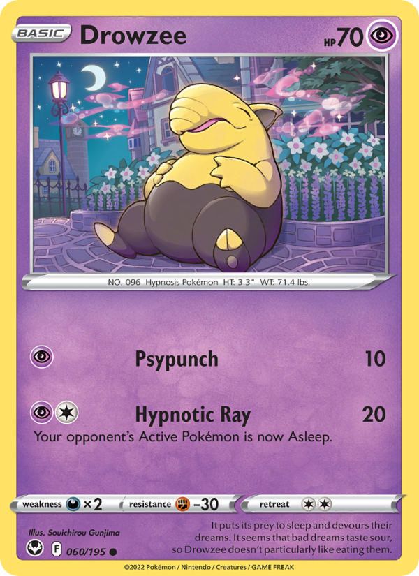 Drowzee · Silver Tempest 060/195