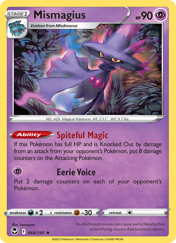 Mismagius · Silver Tempest 064/195