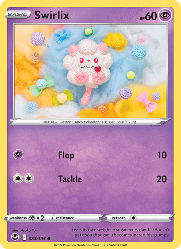 Swirlix · Silver Tempest 083/195