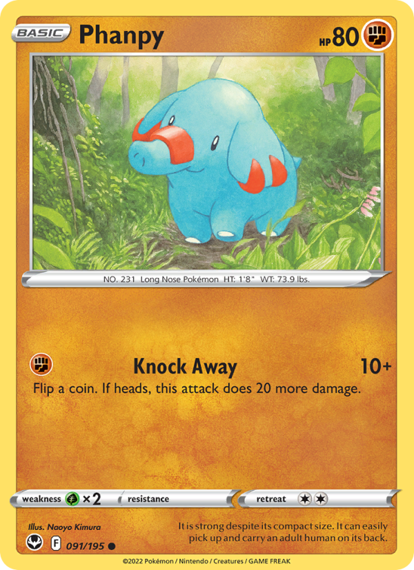 Phanpy · Silver Tempest 091/195
