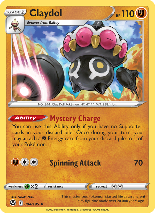 Claydol · Silver Tempest 094/195