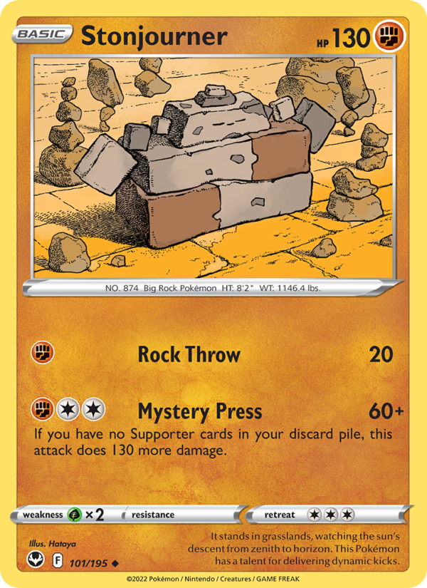 Stonjourner · Silver Tempest 101/195
