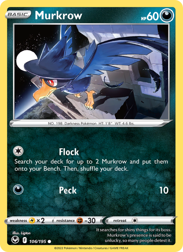Murkrow · Silver Tempest 106/195