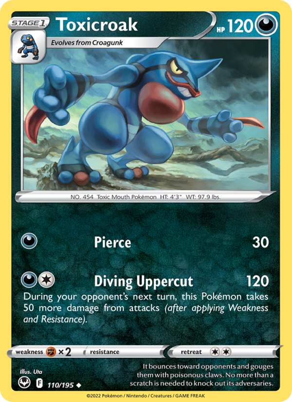 Toxicroak · Silver Tempest 110/195