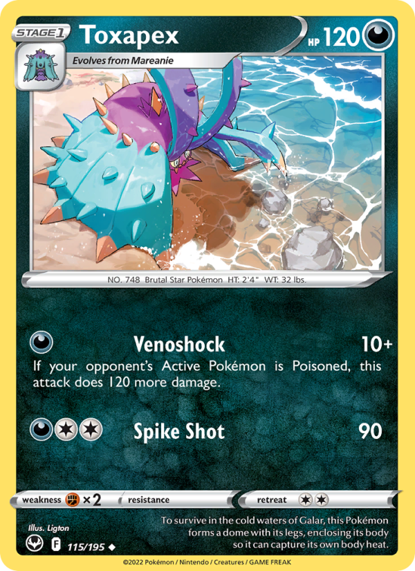 Toxapex · Silver Tempest 115/195