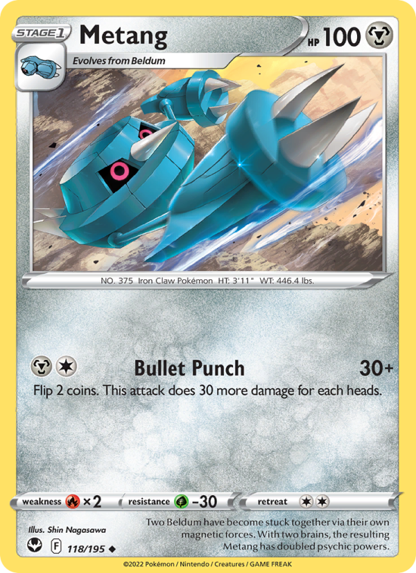Metang · Silver Tempest 118/195