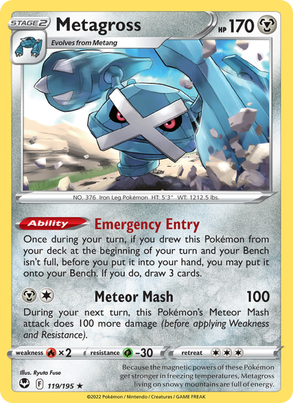 Metagross · Silver Tempest 119/195