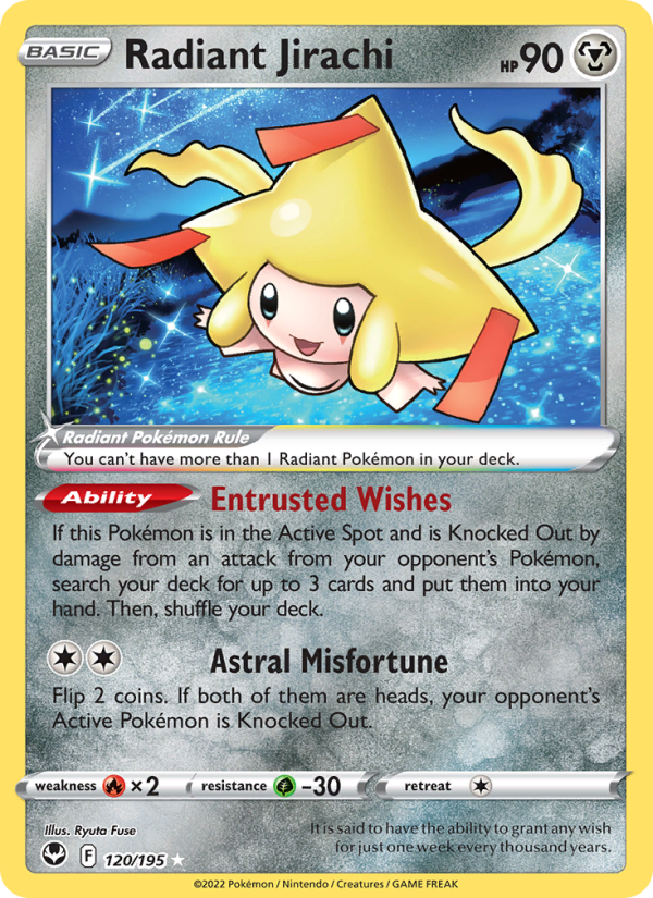 Radiant Jirachi · Silver Tempest 120/195