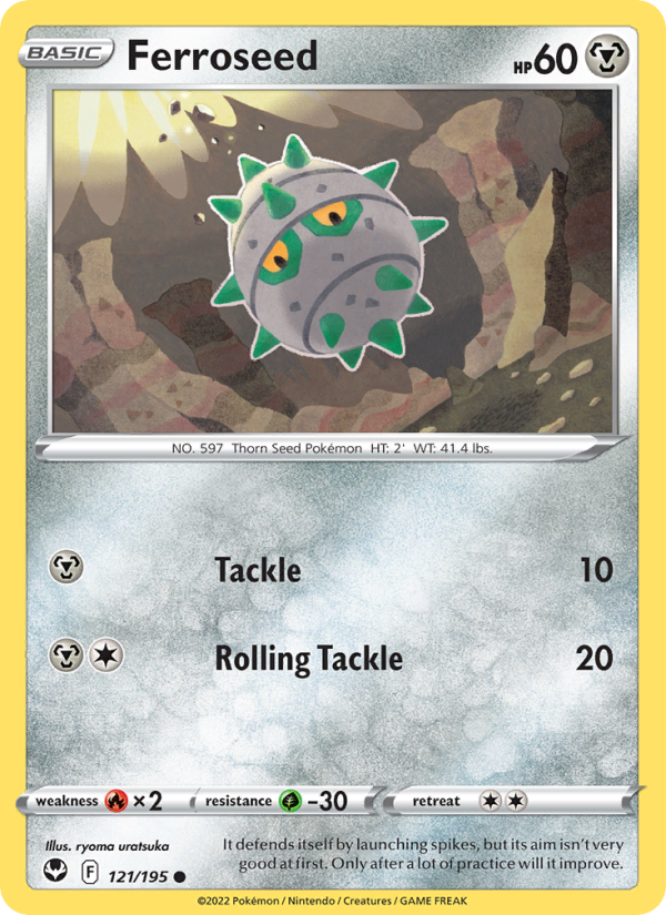 Ferroseed · Silver Tempest 121/195