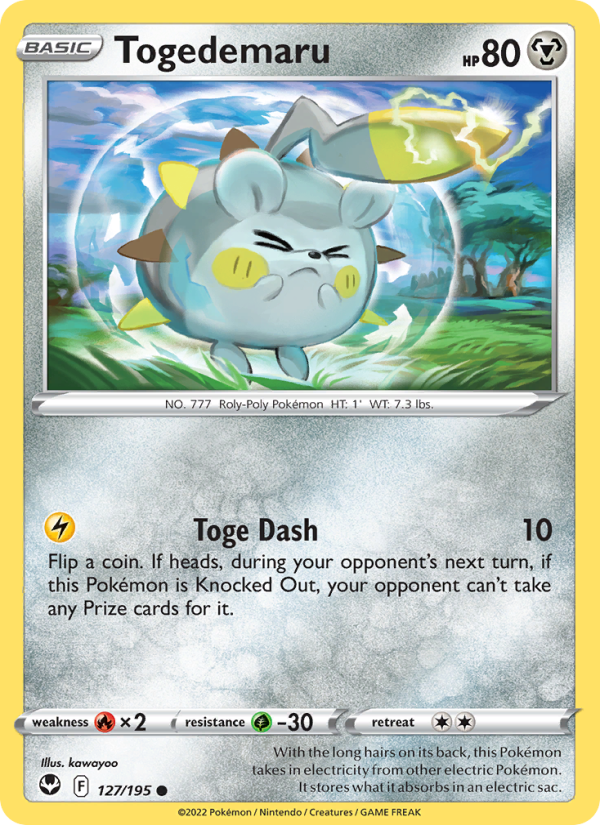 Togedemaru · Silver Tempest 127/195