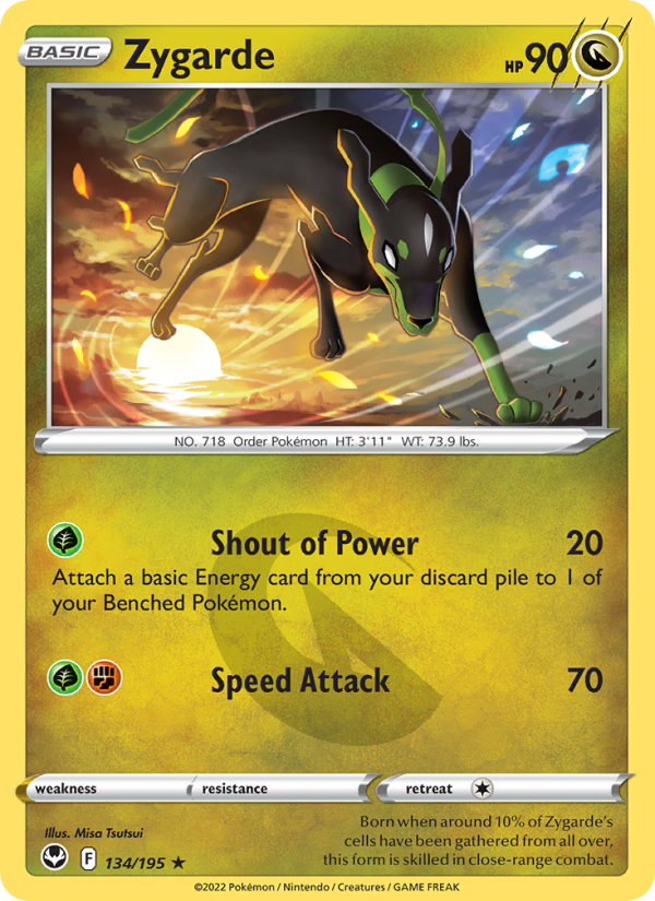 Zygarde · Silver Tempest 134/195