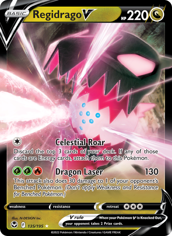 Regidrago V · Silver Tempest 135/195