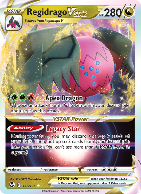 Regidrago VSTAR · Silver Tempest 136/195