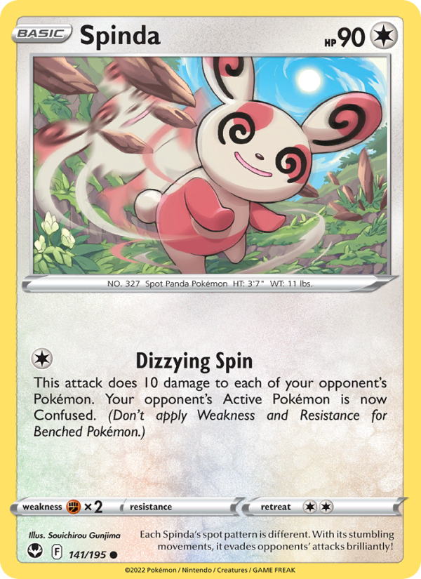 Spinda · Silver Tempest 141/195