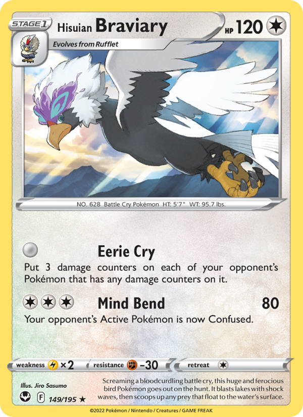 Hisuian Braviary · Silver Tempest 149/195