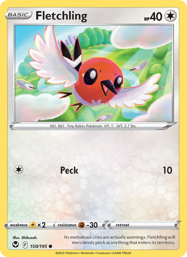 Fletchling · Silver Tempest 150/195