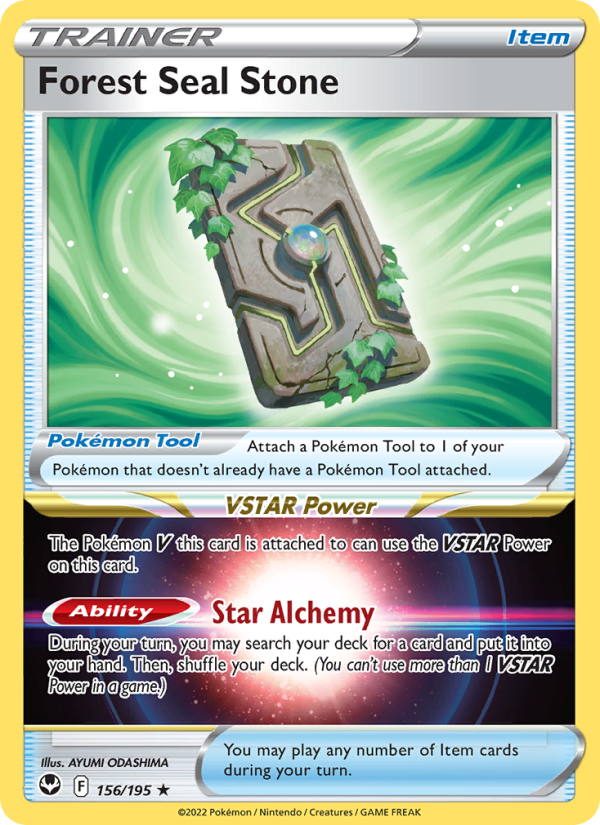 Forest Seal Stone · Silver Tempest 156/195