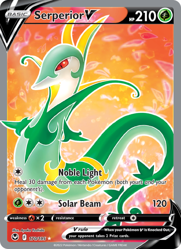 Serperior V · Silver Tempest 170/195