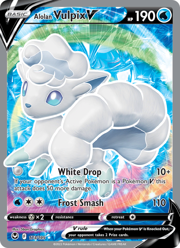 Alolan Vulpix V · Silver Tempest 173/195