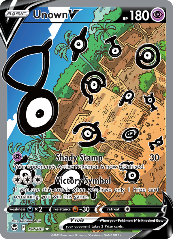 Unown V · Silver Tempest 177/195