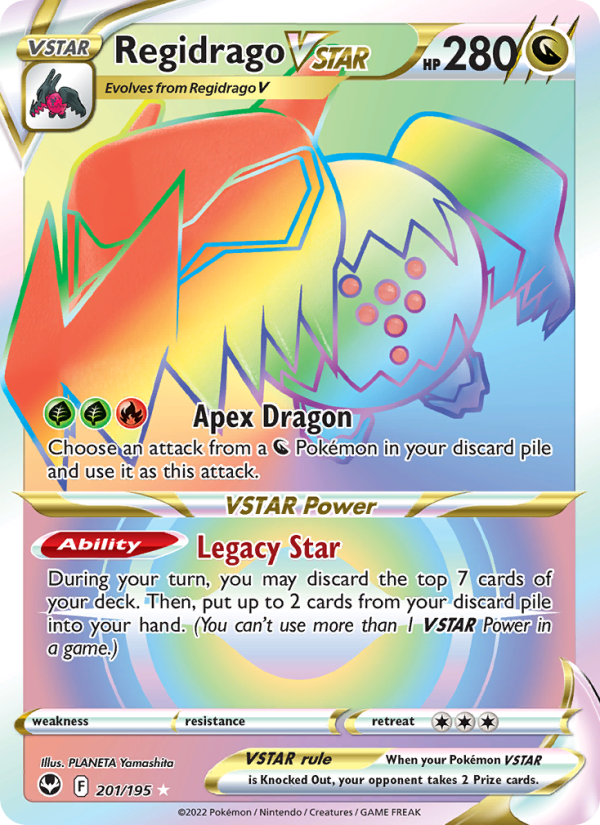 Regidrago VSTAR · Silver Tempest 201/195