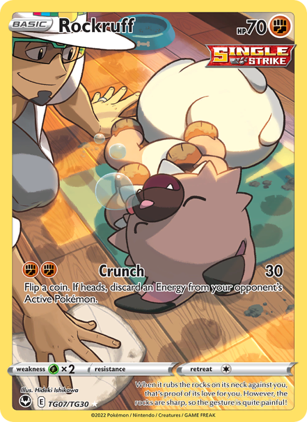 Rockruff · Silver Tempest TG07/195