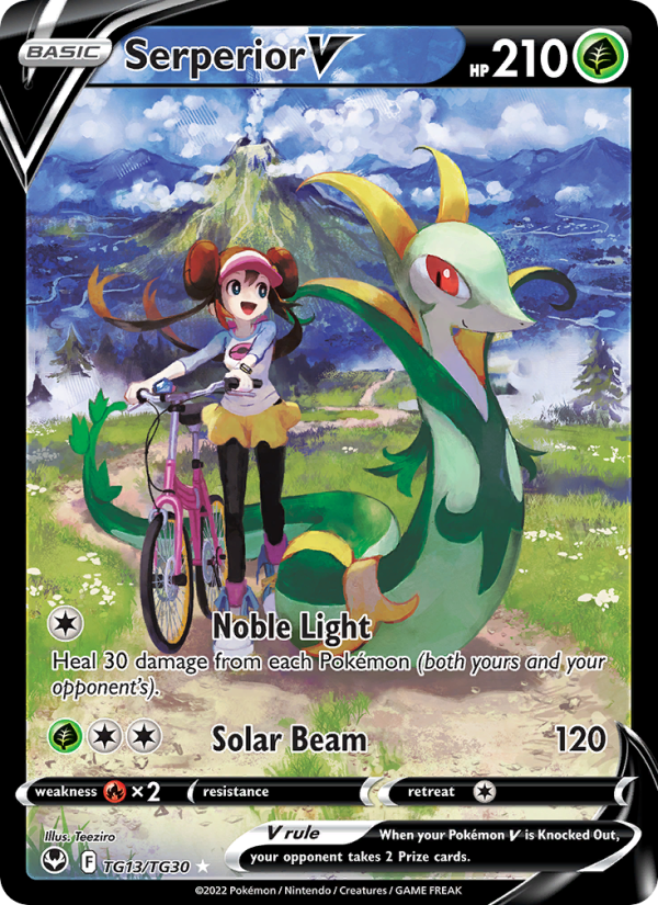 Serperior V · Silver Tempest TG13/195