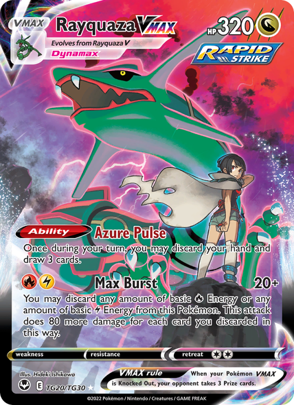 Rayquaza VMAX · Silver Tempest TG20/195