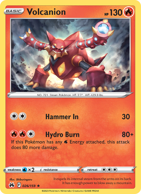Volcanion · Crown Zenith 026/159