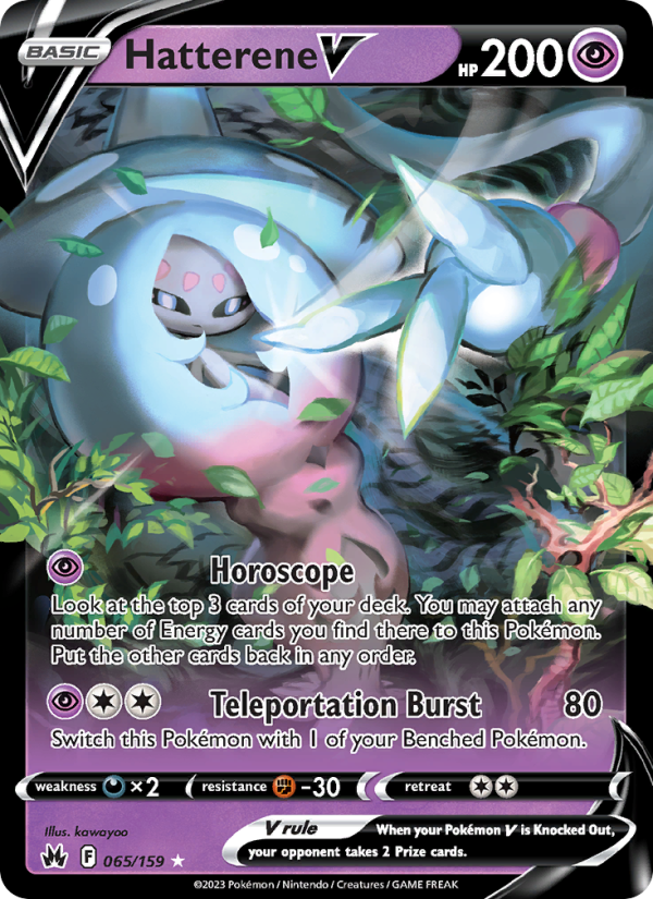 Hatterene V · Crown Zenith 065/159