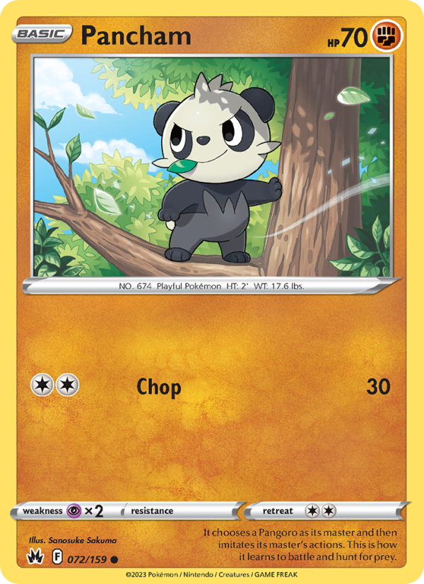 Pancham · Crown Zenith 072/159