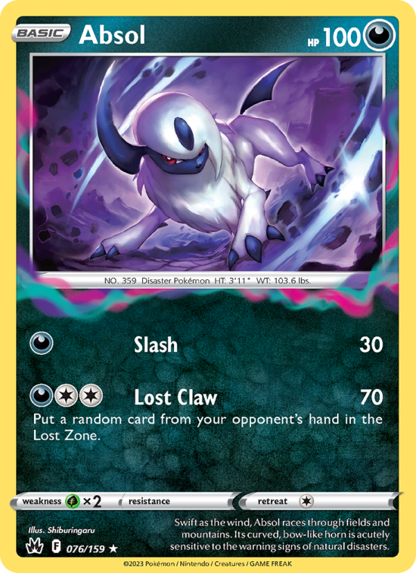 Absol · Crown Zenith 076/159