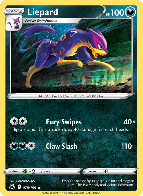 Liepard · Crown Zenith 078/159