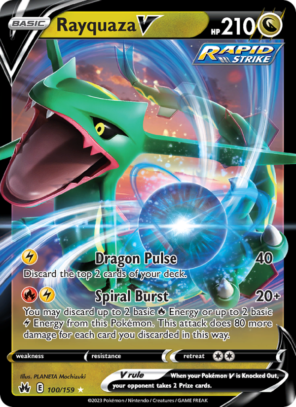 Rayquaza V · Crown Zenith 100/159
