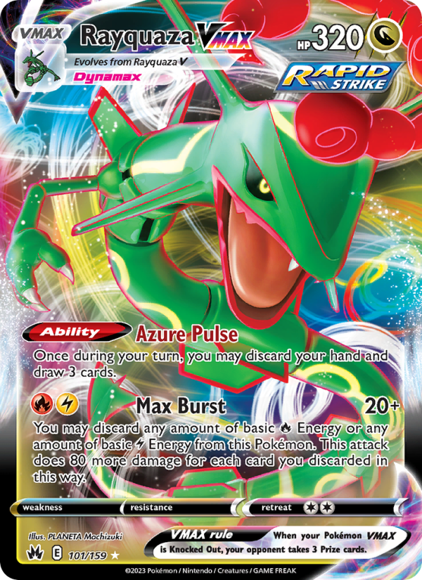 Rayquaza VMAX · Crown Zenith 101/159
