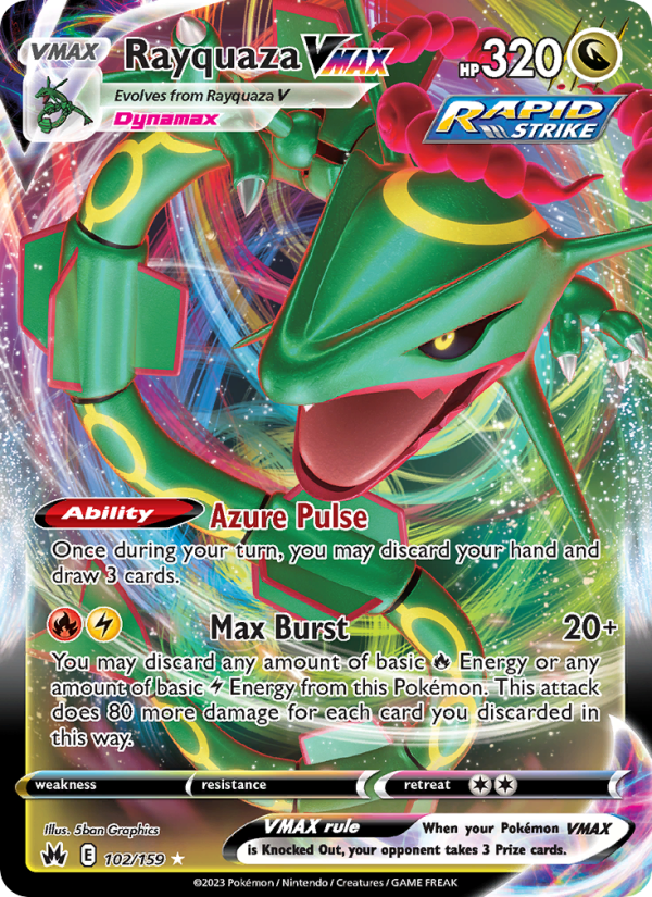 Rayquaza VMAX · Crown Zenith 102/159