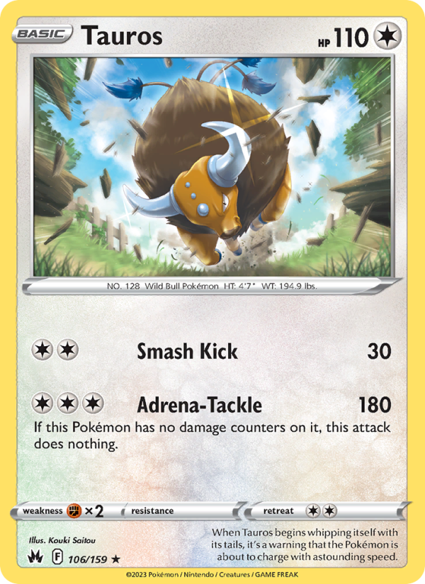 Tauros · Crown Zenith 106/159