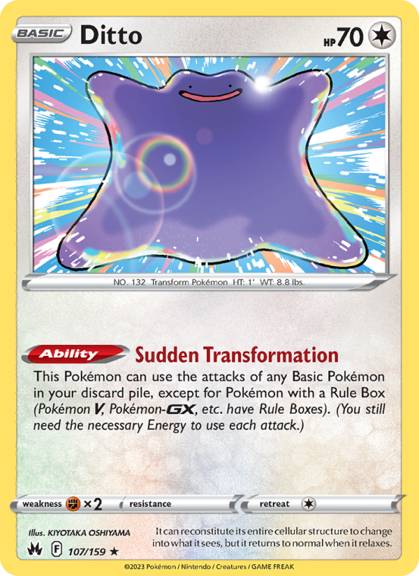 Ditto · Crown Zenith 107/159