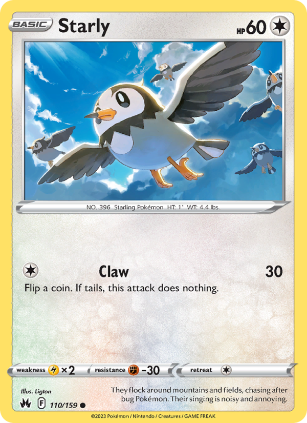 Starly · Crown Zenith 110/159