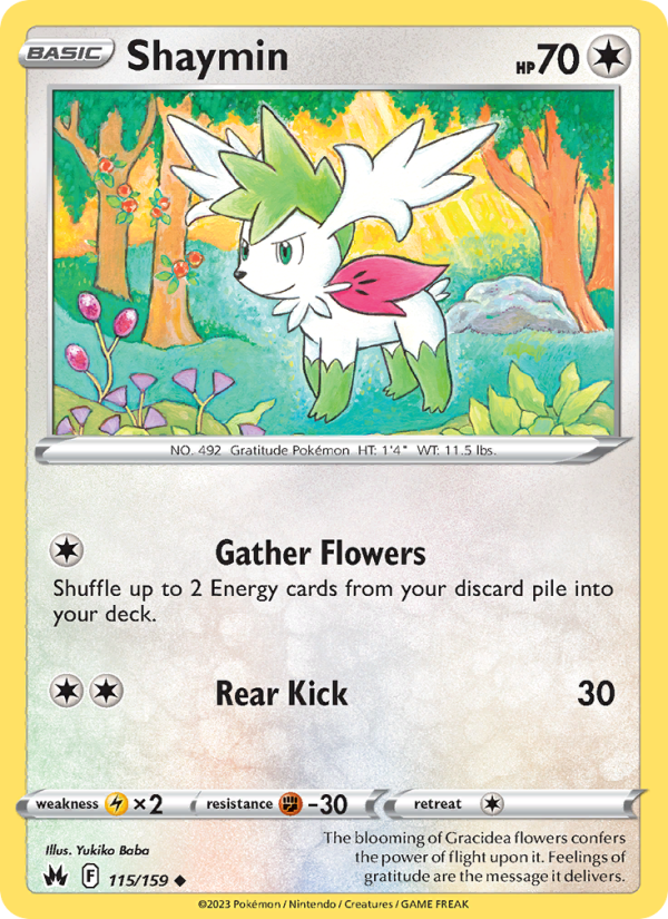 Shaymin · Crown Zenith 115/159