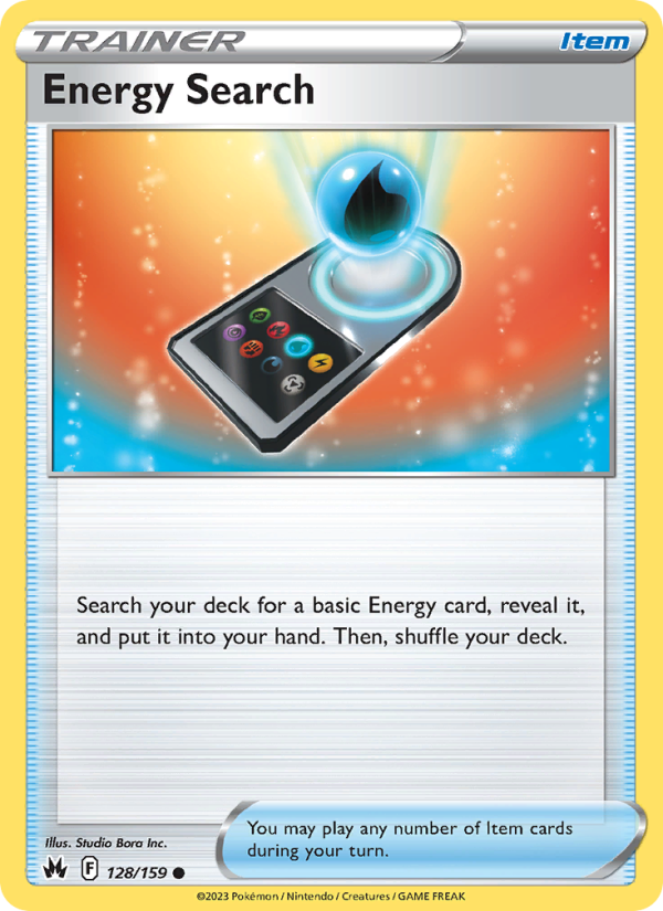 Energy Search · Crown Zenith 128/159